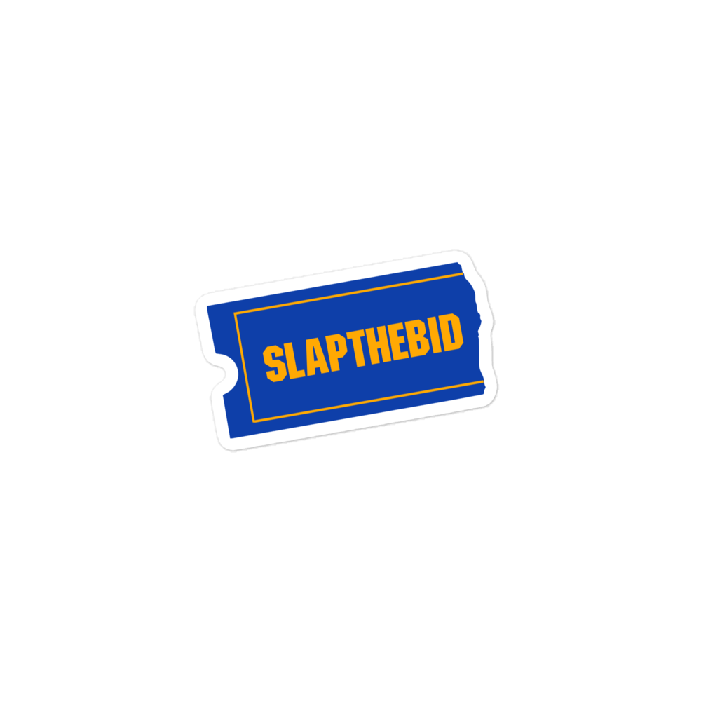 SlapTheBid Buster Sticker